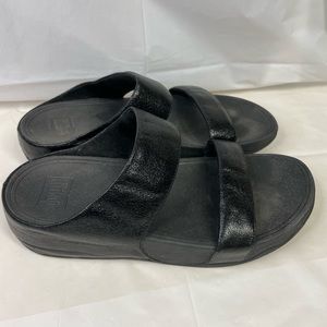 FitFlops Black and Shimmer Size 9